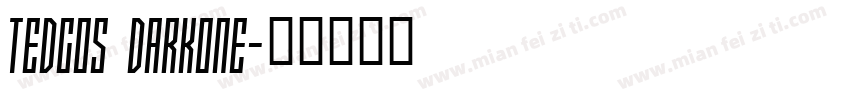 tedGos DarkOne字体转换